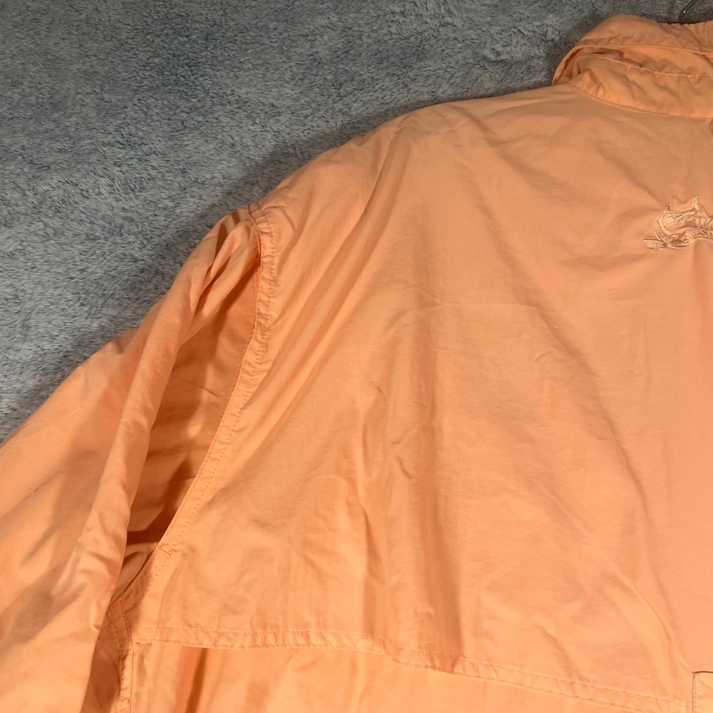 World Wide Sportsman Mens 3XL Fishing Shirt Peach Nylon Vented Long Sleeve - Picture 13 of 16